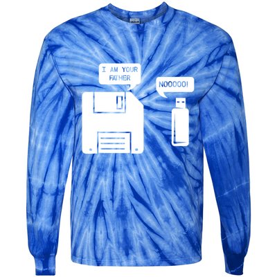 Usb Floppy Disk I Am Your Father Meaningful Gift Geek Funny Gift Cute Gift Tie-Dye Long Sleeve Shirt