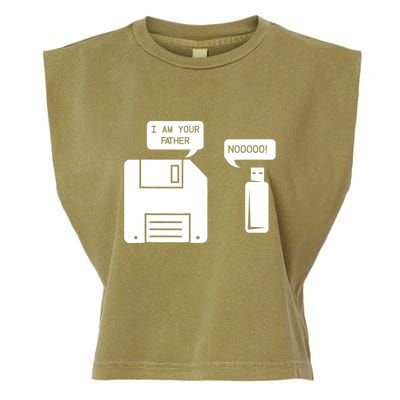 Usb Floppy Disk I Am Your Father Meaningful Gift Geek Funny Gift Cute Gift Garment-Dyed Women's Muscle Tee