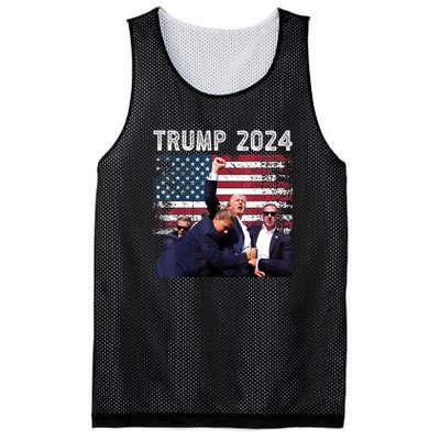 Us Flag Donald Trump Election Rally Shooting 2024 Gift Mesh Reversible Basketball Jersey Tank