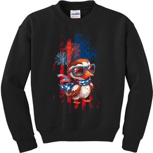 usa flag design, celebrate 4th of july Kids Sweatshirt