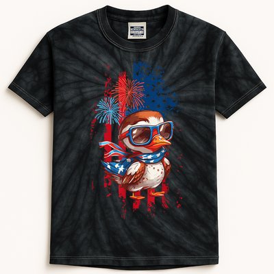 usa flag design, celebrate 4th of july Kids Tie-Dye T-Shirt