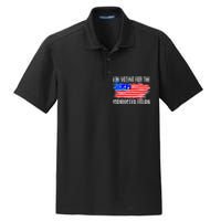 Us Flag Distressed Style I Am Voting For Convicted Felon Dry Zone Grid Polo