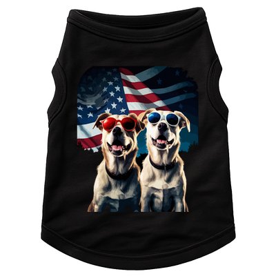 Usa Flag Dog Doggie Tank
