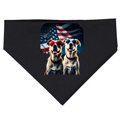 Usa Flag Dog USA-Made Doggie Bandana