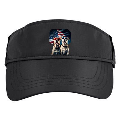 Usa Flag Dog Adult Drive Performance Visor