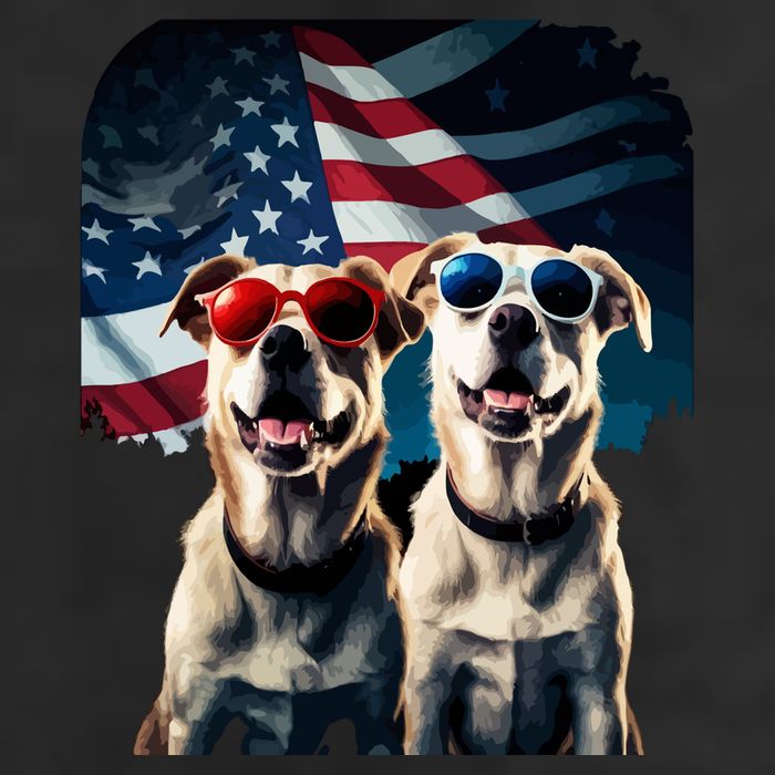 Usa Flag Dog Adult Drive Performance Visor