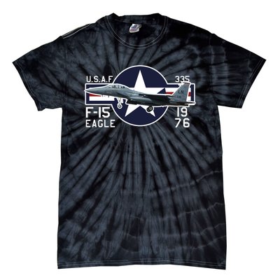 USAF F15 Eagle Tie-Dye T-Shirt