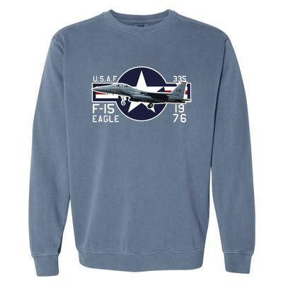 USAF F15 Eagle Garment-Dyed Sweatshirt