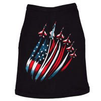 Usa Flag Fighter Jets 4th Of July Doggie Tank