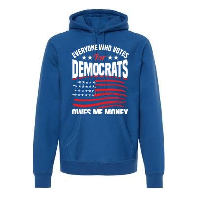 Usa Flag Funny Republican Great Gift Premium Hoodie