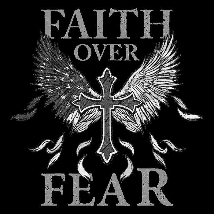 Usa Flag Faith Over Fear Patriotic American Prayer Bucket Hat