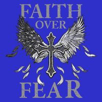 Usa Flag Faith Over Fear Patriotic American Prayer 16 in Basic Backpack