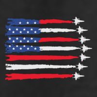 Usa Flag Fighter Jets Patriotic Red Blue White 4th Of July Adult Drive Performance Visor