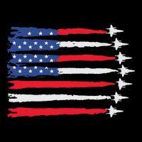 Usa Flag Fighter Jets Patriotic Red Blue White 4th Of July Bag
