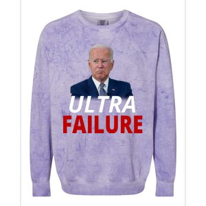 Ultra Failure Funny Anti Joe Biden Colorblast Crewneck Sweatshirt