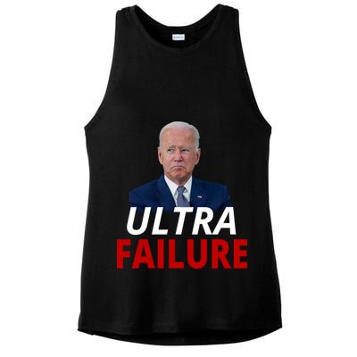Ultra Failure Funny Anti Joe Biden Ladies PosiCharge Tri-Blend Wicking Tank