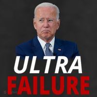 Ultra Failure Funny Anti Joe Biden 7 Panel Mesh Trucker Snapback Hat