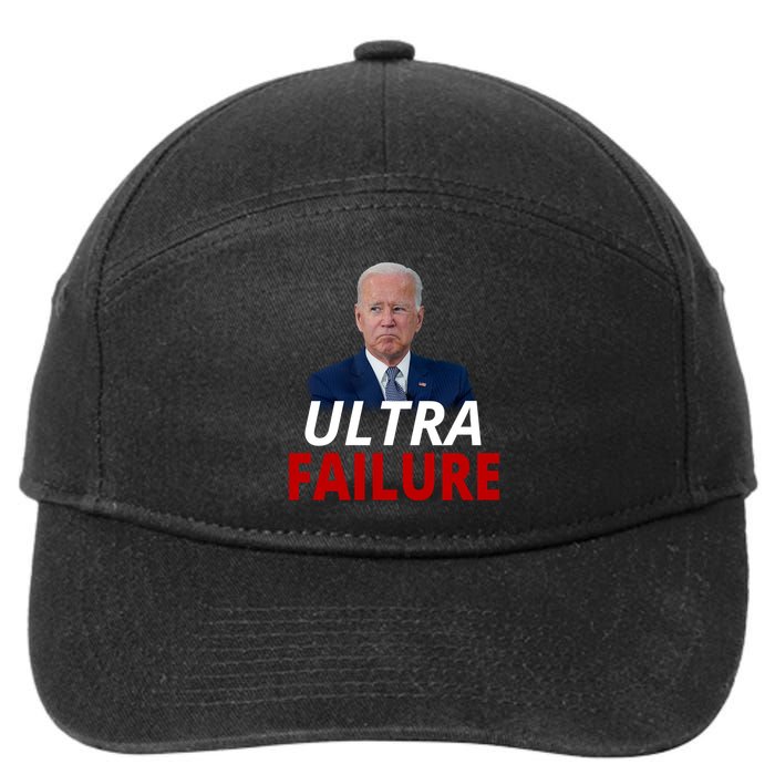 Ultra Failure Funny Anti Joe Biden 7-Panel Snapback Hat