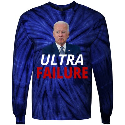 Ultra Failure Funny Anti Joe Biden Tie-Dye Long Sleeve Shirt