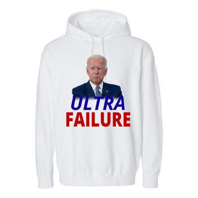 Ultra Failure Funny Anti Joe Biden Garment-Dyed Fleece Hoodie