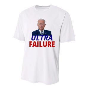 Ultra Failure Funny Anti Joe Biden Youth Performance Sprint T-Shirt