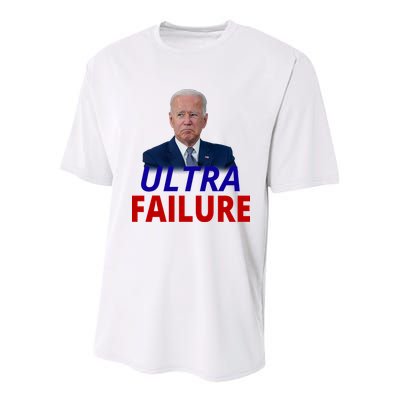 Ultra Failure Funny Anti Joe Biden Youth Performance Sprint T-Shirt