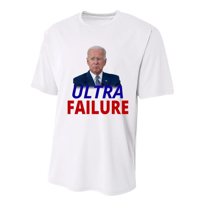Ultra Failure Funny Anti Joe Biden Youth Performance Sprint T-Shirt