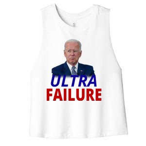 Ultra Failure Funny Anti Joe Biden Women's Racerback Cropped Tank