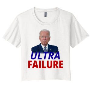 Ultra Failure Funny Anti Joe Biden Women's Crop Top Tee