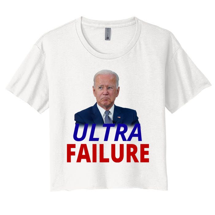 Ultra Failure Funny Anti Joe Biden Women's Crop Top Tee