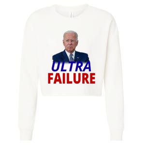 Ultra Failure Funny Anti Joe Biden Cropped Pullover Crew