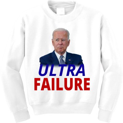 Ultra Failure Funny Anti Joe Biden Kids Sweatshirt