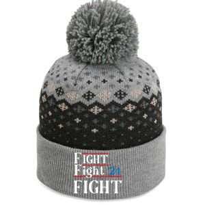 Usa Flag Fight For America The Baniff Cuffed Pom Beanie