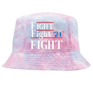 Usa Flag Fight For America Tie-Dyed Bucket Hat