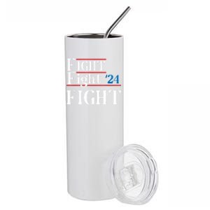 Usa Flag Fight For America Stainless Steel Tumbler