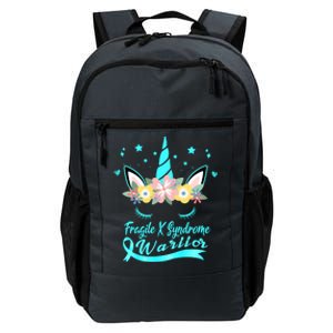 Unicorn Face Fragile X Syndrome Awareness Gift Daily Commute Backpack