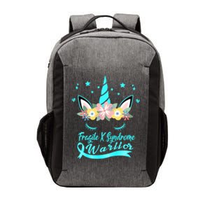 Unicorn Face Fragile X Syndrome Awareness Gift Vector Backpack