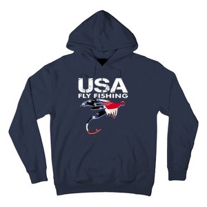 USA Fly Fishing Sport Fishing Fan Hoodie