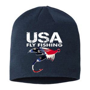 USA Fly Fishing Sport Fishing Fan Sustainable Beanie