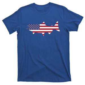 Usa Flag Fish Gift T-Shirt