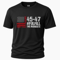 Us Flag Fulfill The Mandate 45 47 Cooling Performance Crew T-Shirt
