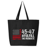 Us Flag Fulfill The Mandate 45 47 25L Jumbo Tote