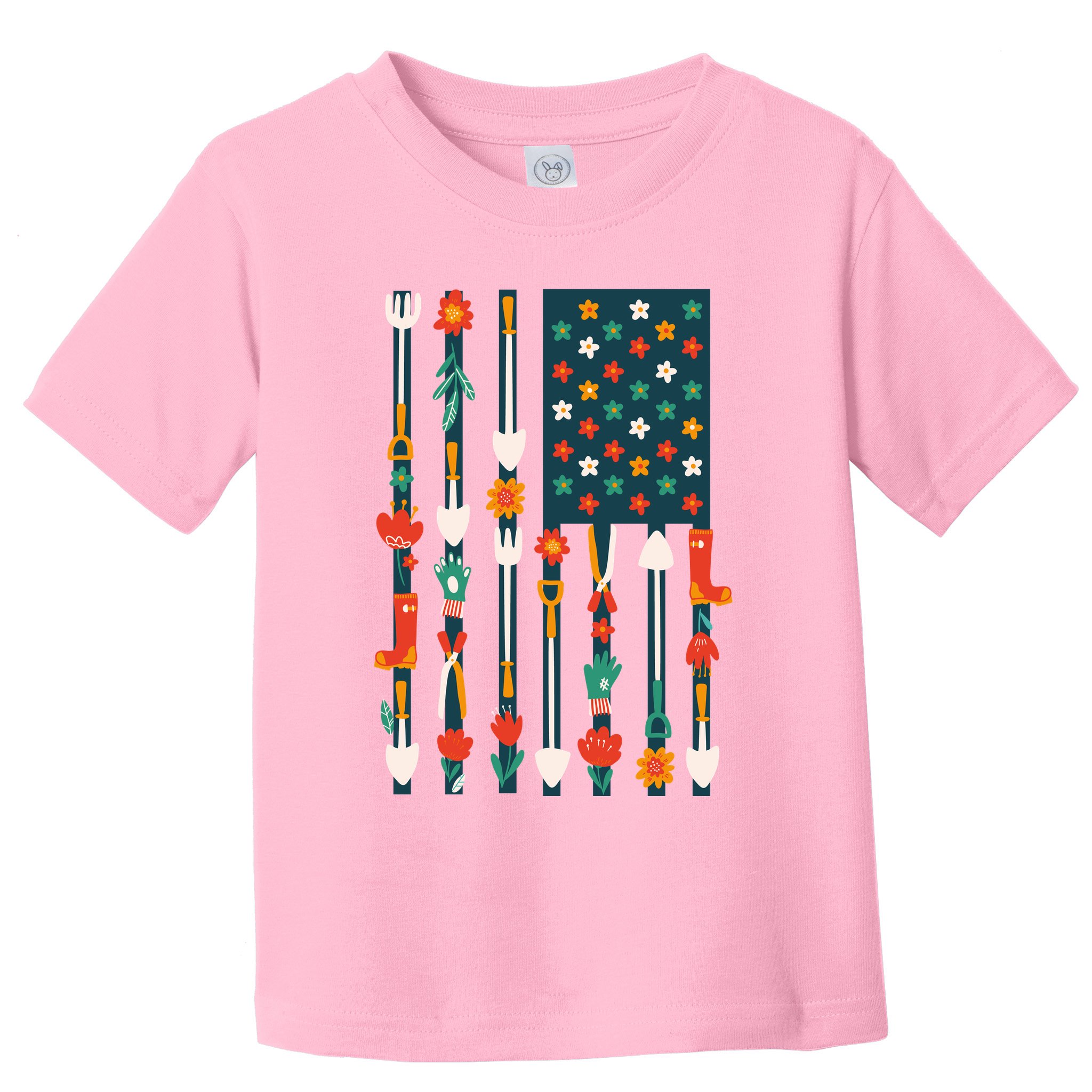 USA Flower Flag Garden Toddler T-Shirt