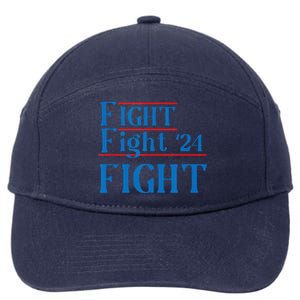 Usa Flag Fight For America 7-Panel Snapback Hat