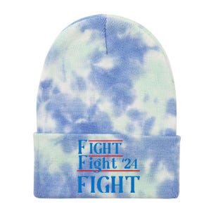 Usa Flag Fight For America Tie Dye 12in Knit Beanie