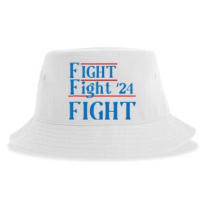 Usa Flag Fight For America Sustainable Bucket Hat