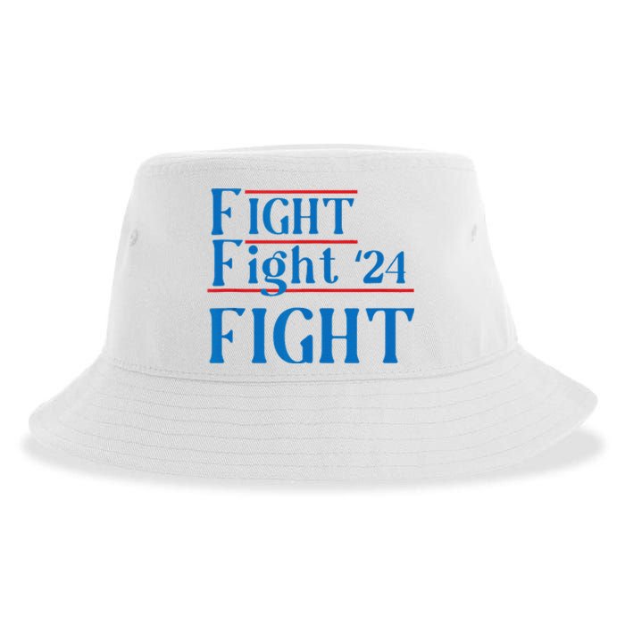 Usa Flag Fight For America Sustainable Bucket Hat