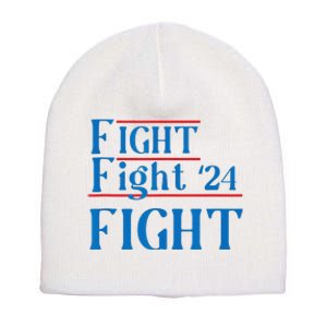 Usa Flag Fight For America Short Acrylic Beanie