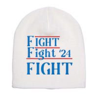 Usa Flag Fight For America Short Acrylic Beanie