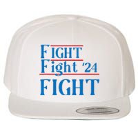 Usa Flag Fight For America Wool Snapback Cap